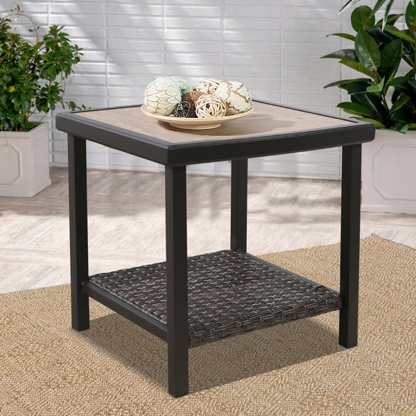 Arlmont & Co. Montasir Outdoor Side Table Wayfair